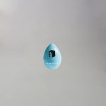 شیکر تخم مرغی آبی روشن ایکا